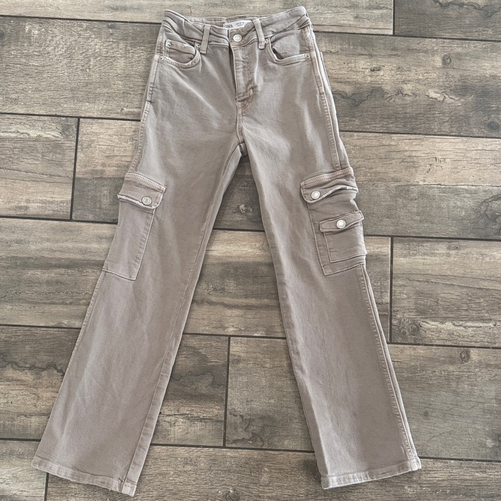 Zara Light Brown Pants